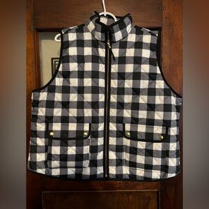 J.Crew Checkered Vest